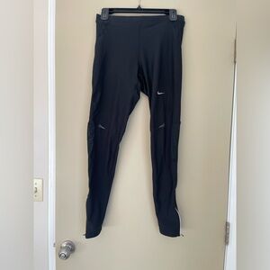 Black Nike Dri-FIT Fitness Tights. L